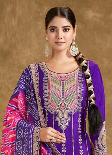 PHOOLZARI 2 - CATALOG # 55261 (SET OF 4 READYMADE SUITS)