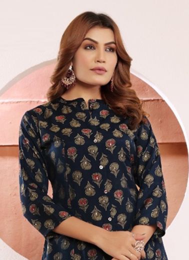 STAR 1 - CATALOG # 55277 (SET OF 3 READYMADE KURTIS)