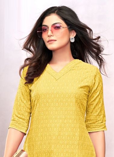 KRISHA SHORT TOP - CATALOG # 55562 (SET OF 4 SIZE-SETS [READYMADE KURTIS])