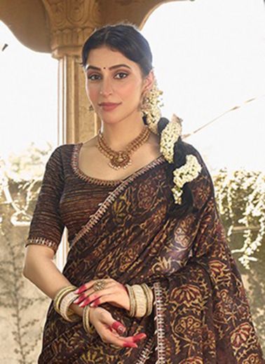 GAJARI - CATALOG # 55694 (SET OF 14 SAREES)