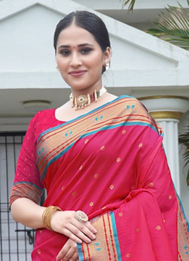 PUSHPA PAITHANI - CATALOG # 56129 (SET OF 9 SAREES)