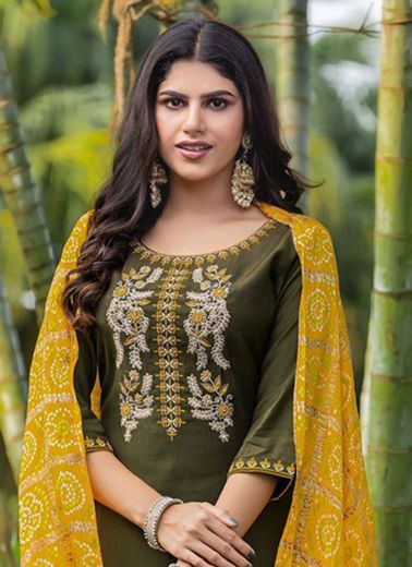 ARADHANA - CATALOG # 56249 (SET OF 6 READYMADE SUITS)