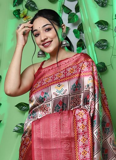 IKKAT PATOLA - CATALOG # 56304 (SET OF 5 SAREES)