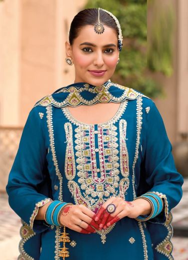 SAHAJ - CATALOG # 56428 (SET OF 3 READYMADE SUITS)