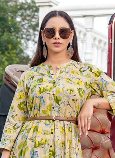 BELT 19 - CATALOG # 56532 (SET OF 6 READYMADE KURTIS)