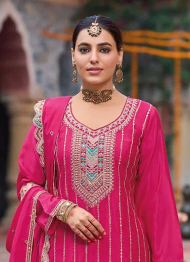 SEHENAAZ - CATALOG # 56610 (SET OF 4 READYMADE SUITS)