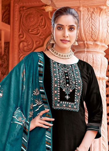 MIRAAN - CATALOG # 56687 (SET OF 6 READYMADE SUITS)