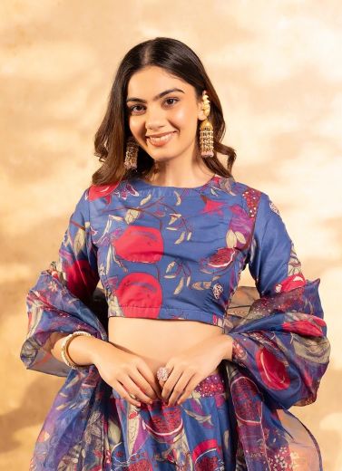 LUCAYA 22 - CATALOG # 56780 (SET OF 7 READYMADE LEHENGAS)