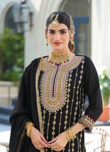 ZAROONI - CATALOG # 56870 (SET OF 4 SIZE-SETS [READYMADE SUITS]) by BRAND AFSANA