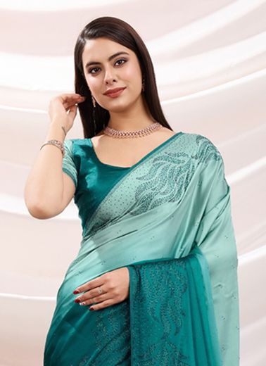 GLOSSETTE - Catalog # 56926 (Set of 3 SAREES) by Brand S-ETHNIC LIFESTYLE