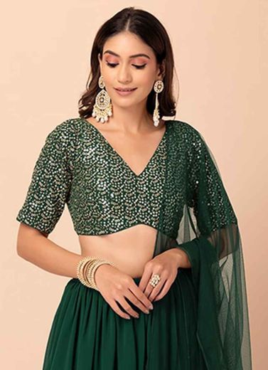VOLUME 26 - Catalog # 56980 (Set of 5 Semi-Stitched Lehengas) by Brand STROLLAY ®