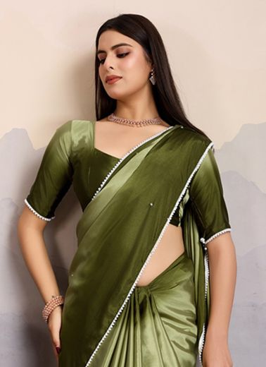 OMBRINE - Catalog # 57099 (Set of 3 Sarees) by Brand S-ETHNIC LIFESTYLE
