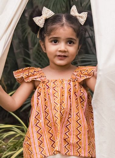 PEEK-A-BOO KIDS CO-ORD SET - Catalog # 57115 (Set of 8 Tops With Bottoms) by Brand HALEMONS