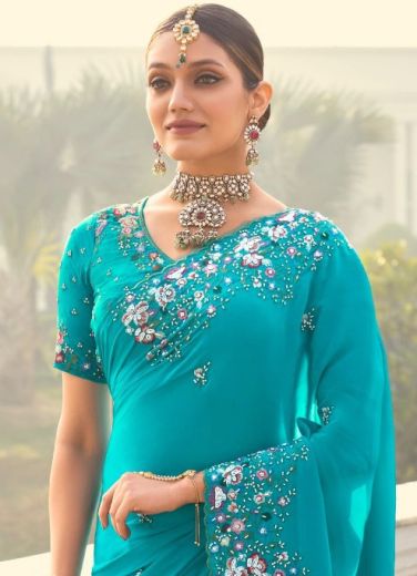 SHAHI POSHAK 3 - Catalog # 57179 (Set of 9 Sarees) by Brand M N SAREES