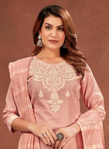 COTTON CANDY - Catalog # 57203 (Set of 4 Readymade Salwar Suits) by Brand POONAM DESIGNER