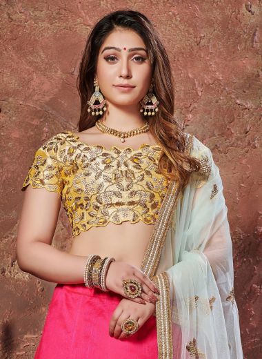 NEO ROMANTIC 1 - Catalog # 57219 (Set of 5 Semi-Stitched Lehengas) by Brand STROLLAY ®