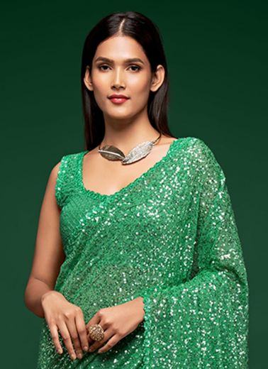 THE STARLIT - Catalog # 57230 (Set of 12 Sarees) by Brand STROLLAY ®