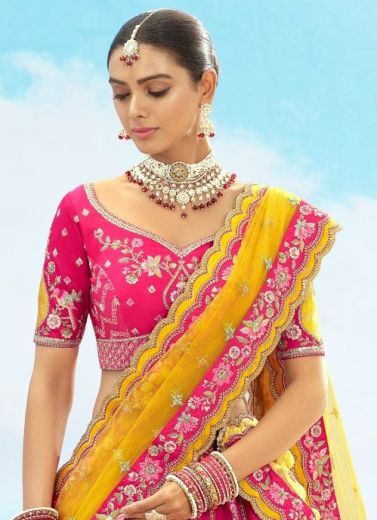 ANAARA 7601-7611 - Catalog # 57266 (Set of 11 Semi-Stitched Lehengas) by Brand TATHASTU