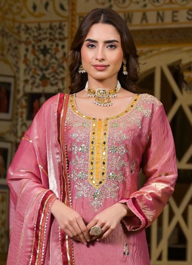BILQUIS - Catalog # 57269 (Set of 4 SIZE-SETS [Readymade Salwar Suits]) by Brand AFSANA