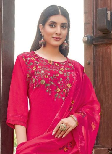 SHIVANI - Catalog # 57303 (Set of 5 Readymade Salwar Suits) by Brand KADLEE FASHION