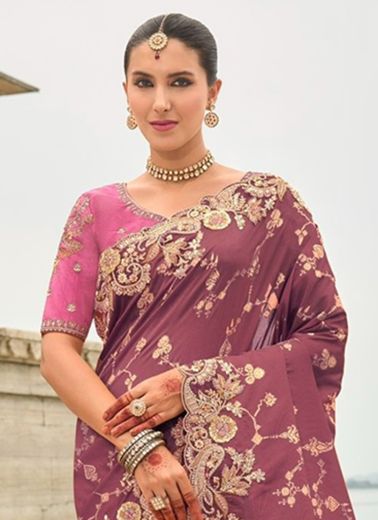 ANAARA 7012-7030 - Catalog # 57325 (Set of 16 Sarees) by Brand TATHASTU