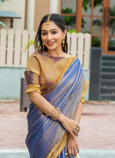 ROYALIKA - Catalog # 57421 (Set of 10 Sarees) by Brand S-ETHNIC LIFESTYLE