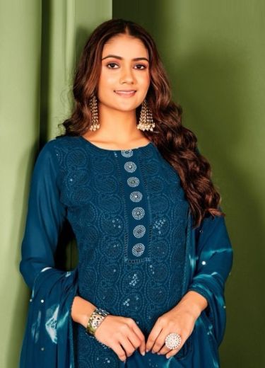 ZULFAT 6 - Catalog # 57434 (Set of 8 Readymade Salwar Suits) by Brand STROLLAY ®
