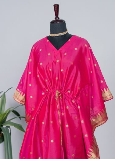 JACQUARD SILK PONCHOS - Catalog # 57565 (Set of 4 Kaftans / Ponchos) by Brand STROLLAY ®