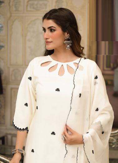 RASHKA - Catalog # 57753 (Set of 4 SIZE-SETS [Readymade Salwar Suits]) by Brand AFSANA