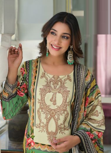 ESHMIRA - Catalog # 57763 (Set of 4 SIZE-SETS [Readymade Salwar Suits]) by Brand AFSANA