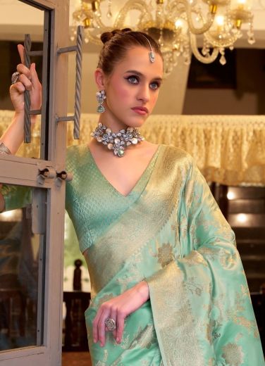 SHELLA SILVER - Catalog # 57782 (Set of 6 Sarees) by Brand STROLLAY ®