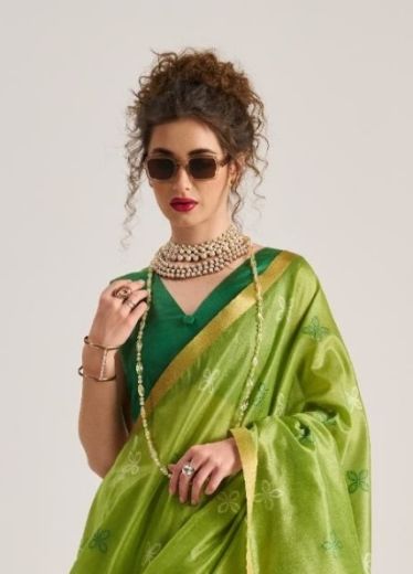 BANDHEJ PATOLA SILK - Catalog # 57814 (Set of 7 Sarees) by Brand STROLLAY ®