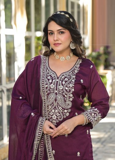 APARNA - Catalog # 57816 (Set of 4 SIZE-SETS [Readymade Salwar Suits]) by Brand AFSANA