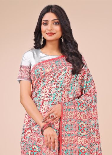 PASHMINA - Catalog # 57836 (Set of 4 Sarees) by Brand STROLLAY ®