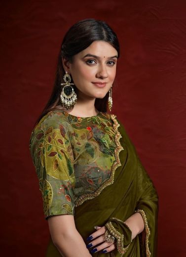 AAINA - Catalog # 57857 (Set of 9 Sarees) by Brand MAHOTSAV