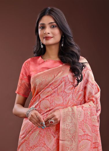 FLORAL STYLE 4 - Catalog # 57876 (Set of 6 Sarees) by Brand STROLLAY ®