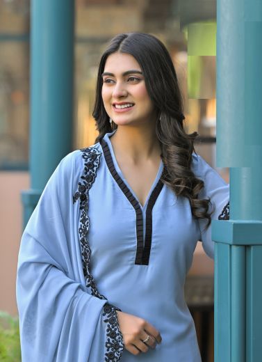 KAELIS - Catalog # 57915 (Set of 4 SIZE-SETS [Readymade Salwar Suits]) by Brand AFSANA