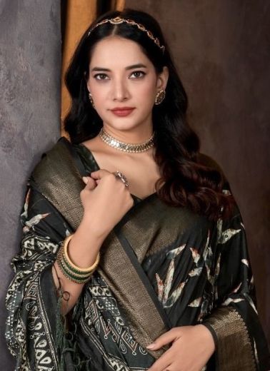 HAZEL - Catalog # 57930 (Set of 10 Sarees) by Brand SASURAL