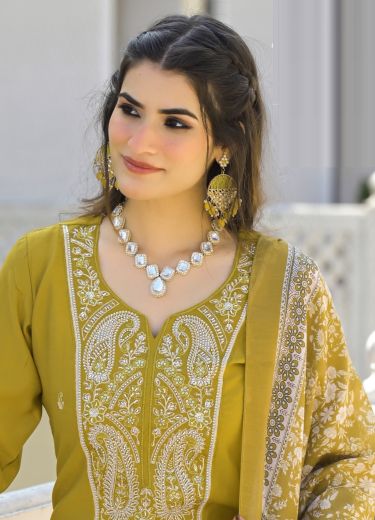 ZAYNA - Catalog # 57931 (Set of 4 SIZE-SETS [Readymade Salwar Suits]) by Brand AFSANA