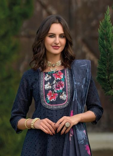 HELLO ALEXA 2 - Catalog # 58088 (Set of 6 Readymade Salwar Suits) by Brand POONAM DESIGNER