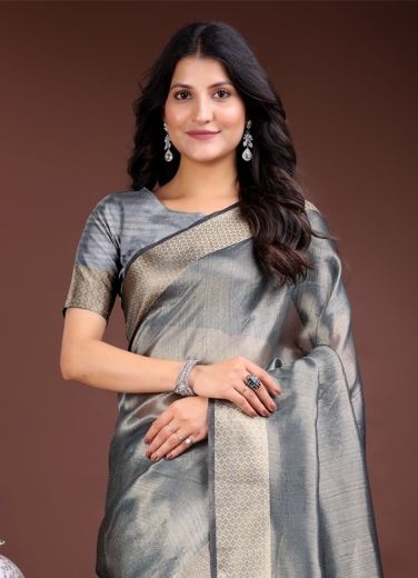 MARRAKECH - Catalog # 58149 (Set of 6 Sarees) by Brand STROLLAY ®
