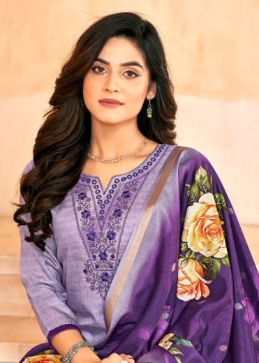 MUSKAAN - Catalog # 58298 (Set of 12 Readymade Salwar Suits) by Brand STROLLAY ®