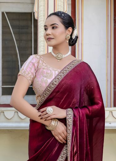 AMEYAA - Catalog # 58352 (Set of 4 Sarees) by Brand S-ETHNIC LIFESTYLE