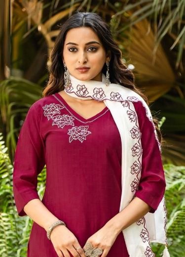 ELITE - Catalog # 58369 (Set of 6 Readymade Salwar Suits) by Brand MITTOO