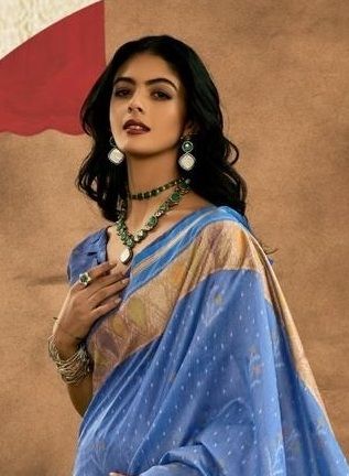 KRYSTAL - Catalog # 58531 (Set of 6 Sarees) by Brand RAJTEX FABRICS