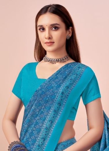 VIVANTA SILK 45 - Catalog # 58578 (Set of 12 Sarees) by Brand RUCHI SAREES