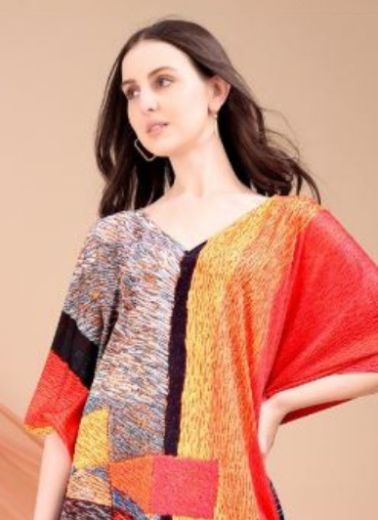 KAFTAN 12 - Catalog # 58581 (Set of 8 Kaftans / Ponchos) by Brand DESI MUSE