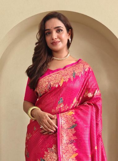 AANVI - Catalog # 58758 (Set of 6 Sarees) by Brand DESI MUSE