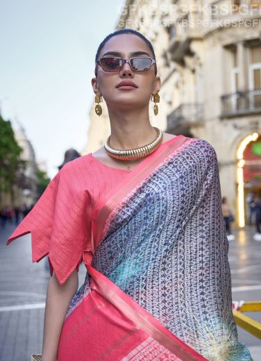 KLOCK - Catalog # 58769 (Set of 6 Sarees) by Brand RAJTEX FABRICS