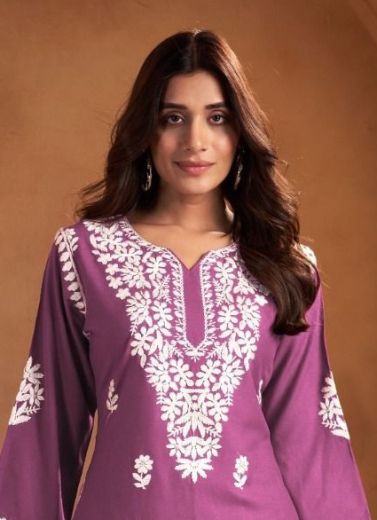 ELIZABETH PRO - Catalog # 58789 (Set of 4 Readymade Salwar Suits) by Brand BLUE HILLS